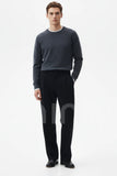Men’s black formal trousers(Full Front)