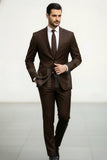 Two-Piece Suit For Men Business Wear Outfit (Front)