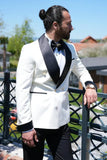 Men White Suit Tuxedo White Suits Double Breasted White Suit Sainly