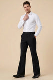 bootcut dress pants for men side