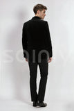 Groom Wedding Wear Embroidery Tuxedo Suits (Back)