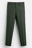 Elegant Green Pant Olive Green Trouser Groomsmen Pant Dinner SAINLY