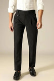 Men Black Design Pant Gurkha Trouser Stylish Pant Party Wear Pants