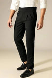 Men Black Design Pant Gurkha Trouser Stylish Pant Party Wear Pants