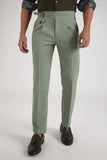 Men Pant Gurkha Green Trouser Stylish Sage Green Pant Elegant Green