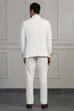 Men White Jodhpuri Suit Bandhgala White Indian Wedding Suits Sainly