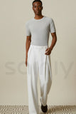 Men Custom White Trouser