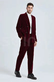 Stylish men’s velvet suit for festive occasions and events