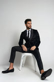 black-velvet-blazer-tuxedo-dinner-party-wear-jacket-groom-wedding-coat