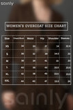 Sainly Women Overcoat Size Chart