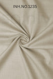 Sainly Beige Linen Fabric Swatches INH.No-1235