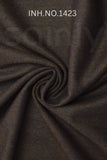 Sainly Coffee Brown Tweed Fabric Swatches INH.No.1423