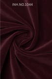 Sainly Wine Velvet Fabric Swatches INH.NO.1044