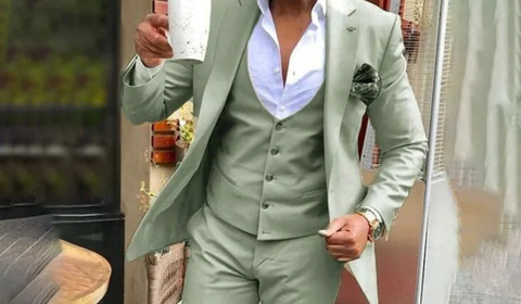 Men Suit Green | Suit For Men | Sainly