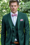 Man Teal Green Suit 3 Piece Suit Wedding Suit Elegant Green Suit Sainly