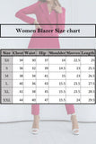Sainly Women Blazer Size Chart