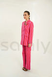 cotton-pink-red-hand-block-stripe-print-co-ord-set-for-women-suits