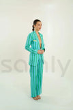 handblock-printed-stripes-co-ord-set-green-blue-cotton-suit-for-women