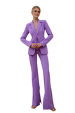Women Lavender 2 Piece Suit