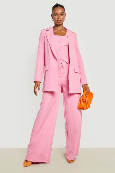 open lace back dress Pink Power Suit - Xs Ellae Lisque - Perfect Lace Suit for Birthdays & Events main image 1