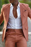 Men Rust Blazer Wedding Coat Rust Dinner Blazer Coat Sainly