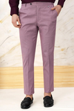 Men Office Pant Stylish Trouser Office Pants Rose Pink Pants SAINLY