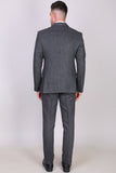 Men Grey Suit Tweed Grey Suit Winter Prom Wear Wedding Grey Suit Sainly
