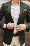 Men Green Coat Wedding Blazer Olive Green Wedding Formal Coat Sainly