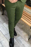 Green Dress Pant | Wedding Green Dress Pants | SAINLY