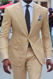 Men Two Piece Suit Two Button