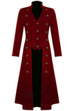 Men Red Tailcoat | Vintage Tail Coat | Matrix Coat | Sainly
