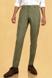 Men Elegant Olive Green Pant| Office Wear Pant | Wedding Pant | Sainly
