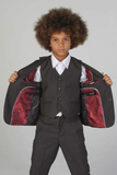 Boys Tweed 3 Piece Suit | Kids Wedding Suit | Children's Wear| Sainly
