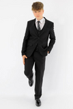 Black Kids Suits | Boys Slim Suit | Wedding Outfit for Boys | Sainly
