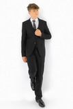 Black Kids Suits | Boys Slim Suit | Wedding Outfit for Boys | Sainly