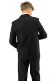 Black Kids Suits | Boys Slim Suit | Wedding Outfit for Boys | Sainly