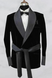 Men Smoking Black Jacket Men Dinner Jacket Men Velvet Jacket Sainly