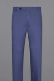 SAINLY Apparel & Accessories Men's Blue Premium Pants Male Casual Solid Color Comfortable Quality Pure Color Trouser