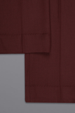 SAINLY Apparel & Accessories Men's Burgundy Pants Male Casual Solid Color Comfortable Quality Pure Color Trouser