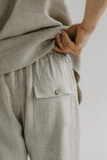 SAINLY Apparel & Accessories Natural Linen pants for men, Lounge pants, Summer outfit, Mans organic pants, Pajama trousers, Flax pant, Linen trouser, Yoga pants