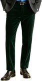 Men's Emerald Green Velvet Formal Trouser
