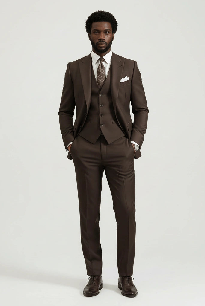 brown formal dress men Men's Gold Brown Tan Beige Khaki Bronze Formal Suit Luxury Metallic Finish Wedding and Prom 2026 Forgold Size 34 Short or Extra Small