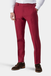 Men Red 3 Piece Suit Wedding Slim Fit Suit Two Button Dinner Suit Formal Party wear Bespoke
