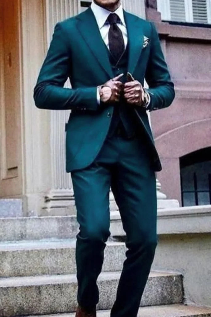 green emerald velvet dress Men's Hudson Aqua Blue Stretch Suit