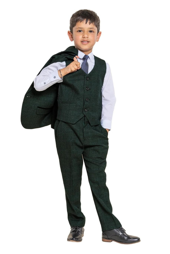 Veste Enfant Vert Tweed Smart Childs Mears Taille 26 - Showing Selection