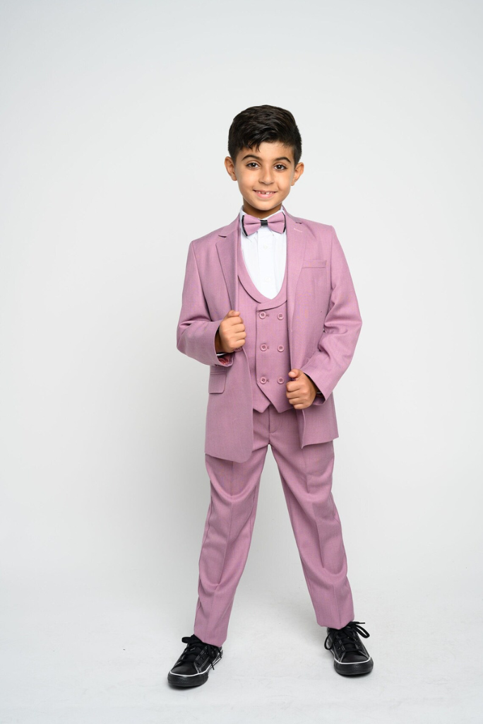 Boys top pink suit