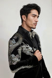 stylish-embroidery-two-piece-black-suit-groom-wedding-suit-for-men