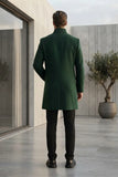 Men Stylish Winter Wear Long Jacket Back