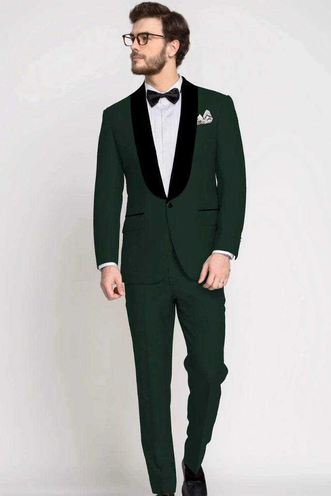 Men Green Suit Tuxedo Emerald Green Coat Pant Wedding Green Suit Sainly 58 / 38