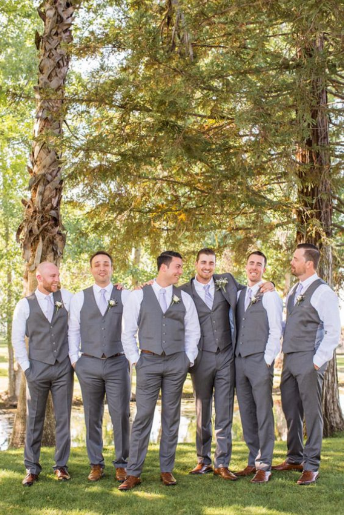 Mens Grey Jacket Party Wear Half Jackets Grey Wedding Groomsmen Sainly SAINLY